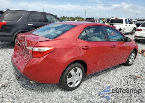 2016 Toyota Corolla L from USA, damaged, VIN 2T1BURHEXGC611008